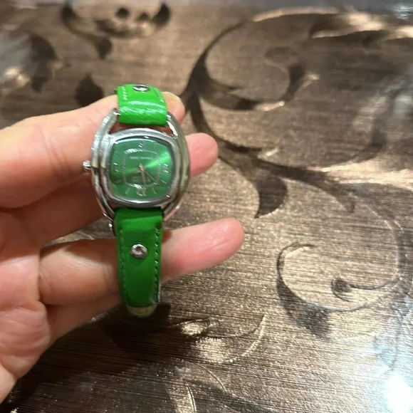 Ecclissi Watch Women Sterling Silver Leather - Picture 2 of 6